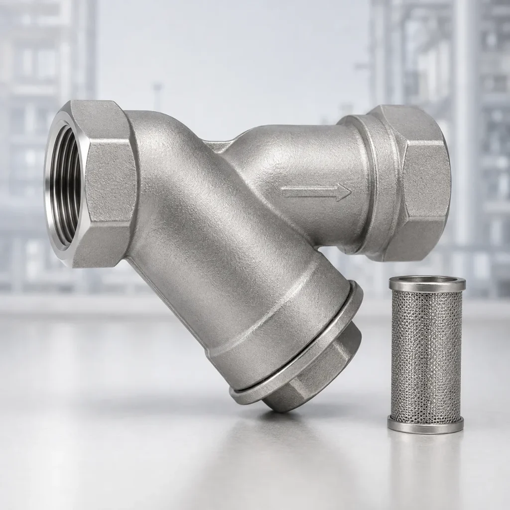 صافی دنده‌ای استیل Y Strainer 304 و 316