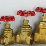 شیرفلکه برنجی  1 اینچ کیتز